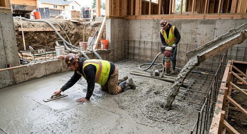 Basement Concrete Installation in Redwood City, CA