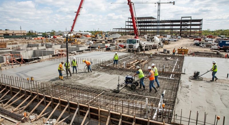 Commercial Slab Construction in Santa Clara, CA