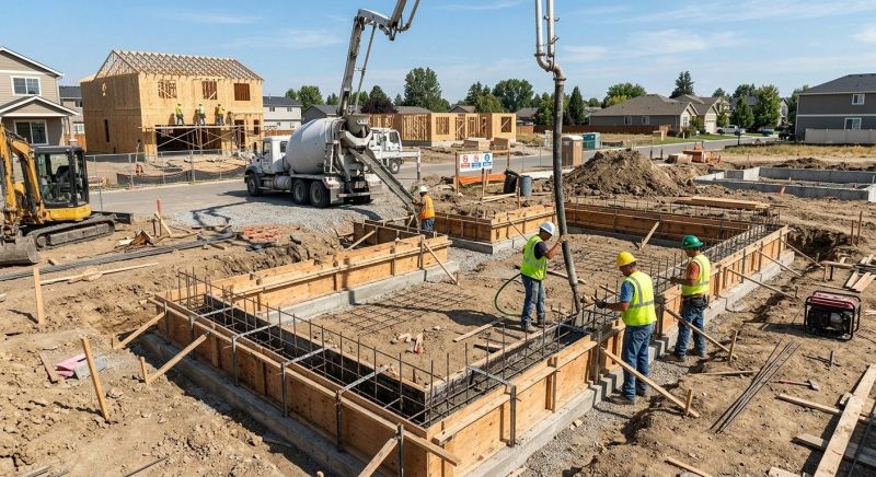 Foundation Construction in Sunnyvale, CA