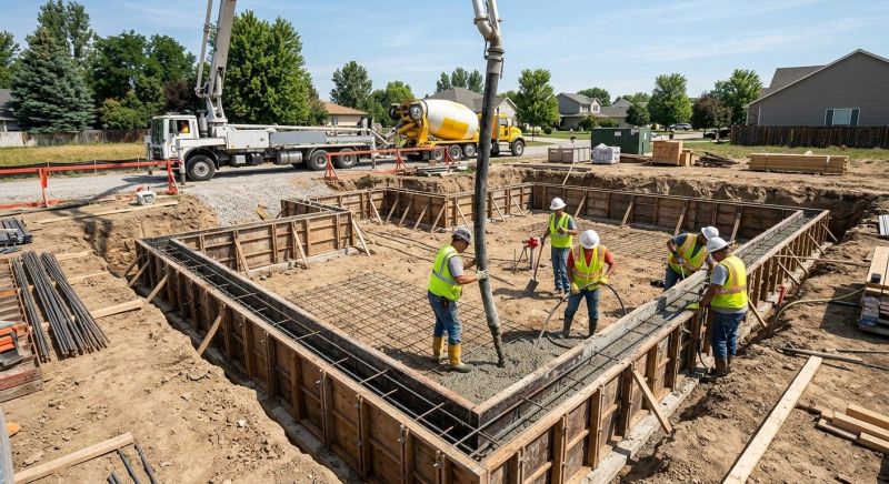 Concrete Installation project example